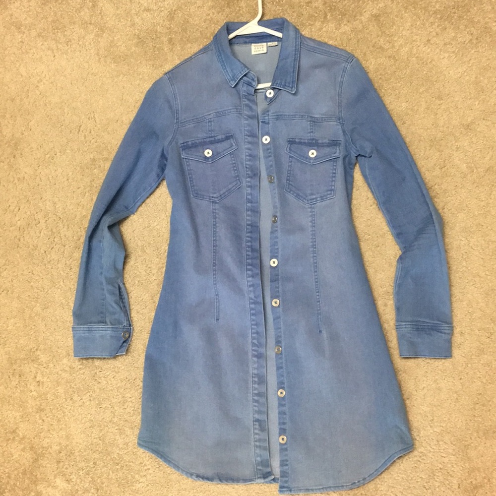 Denim jean dress size small